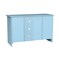 International Concepts 48" Entertainment / TV Stand with 2 Doors, Ocean Blue, Antique Rubbed TV32-34 - alternate 2